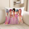 KPop Demon Hunters  Cute anime style pillowcase: colorful characters and cute patterns, fashionable home decoration