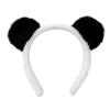 Adorable 2026 Panda Hair Accessory: Cute Round Headband & Funny Clip for Girly Wash Face Routine