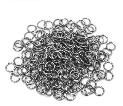 3-20Mm iron ring opening ring single ring manual connecting ring closed ring bracelet necklace connecting ring jewelry accessories
