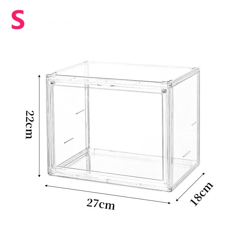 

Book Storage Box Magazine Transparent Bookshelf Album CD Desktop Dustproof Large Capacity Acrylic Display Cabinet Storage Boxes