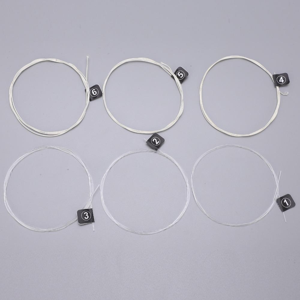 3Sets Nylon Core Classical Guitar Strings Silver Full Set Strings For Guitarists