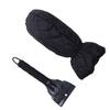 Waterproof Ice Scraper Mitt 2 in 1 Design Elastic Band Design Easy to Hold Convenient Cold Proof