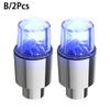 Wheel Lights LED Bicycle Valve Light Universal Car Neon Lamp Valve Cover Lights Tire Colorful Flashing Bulb Decoration Valve Stems 1