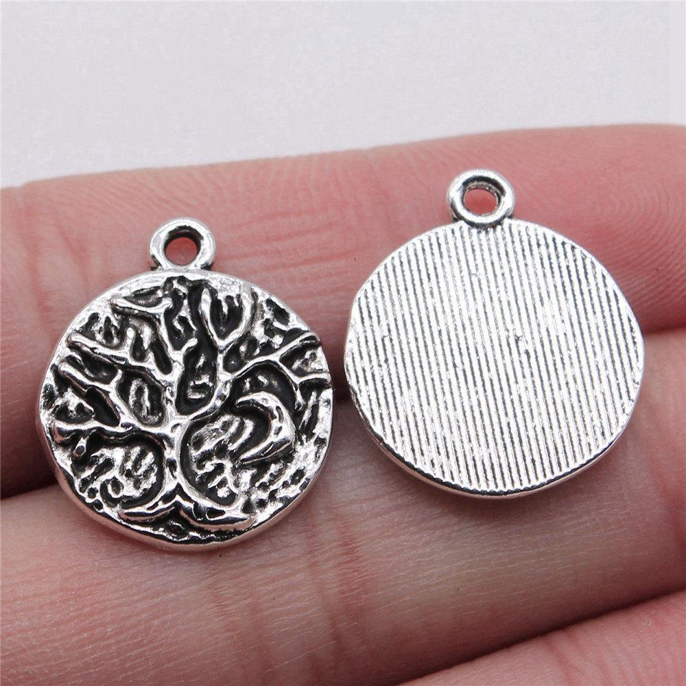 Charms Big Tree Of Life Pendants Wedding Jewelry Findings QC017