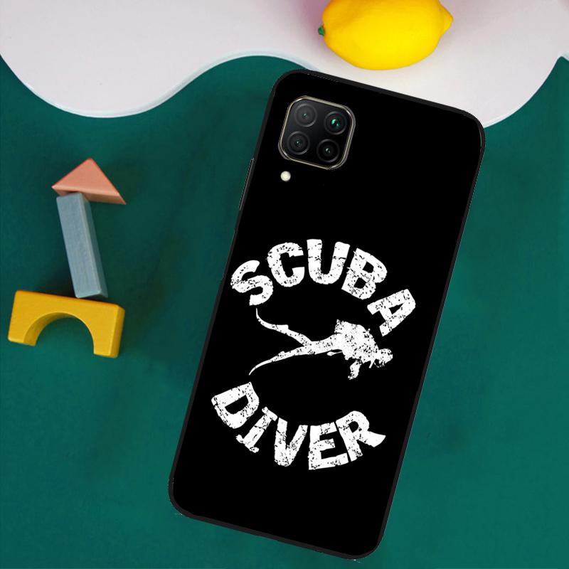 Scuba Diver Diving For Huawei Nova Y73 Y72 Y70 Y90 Y60 Y61 Y91 12s 12i 11i 8i 9 10 SE P40 Lite P30 P60 Pro Case