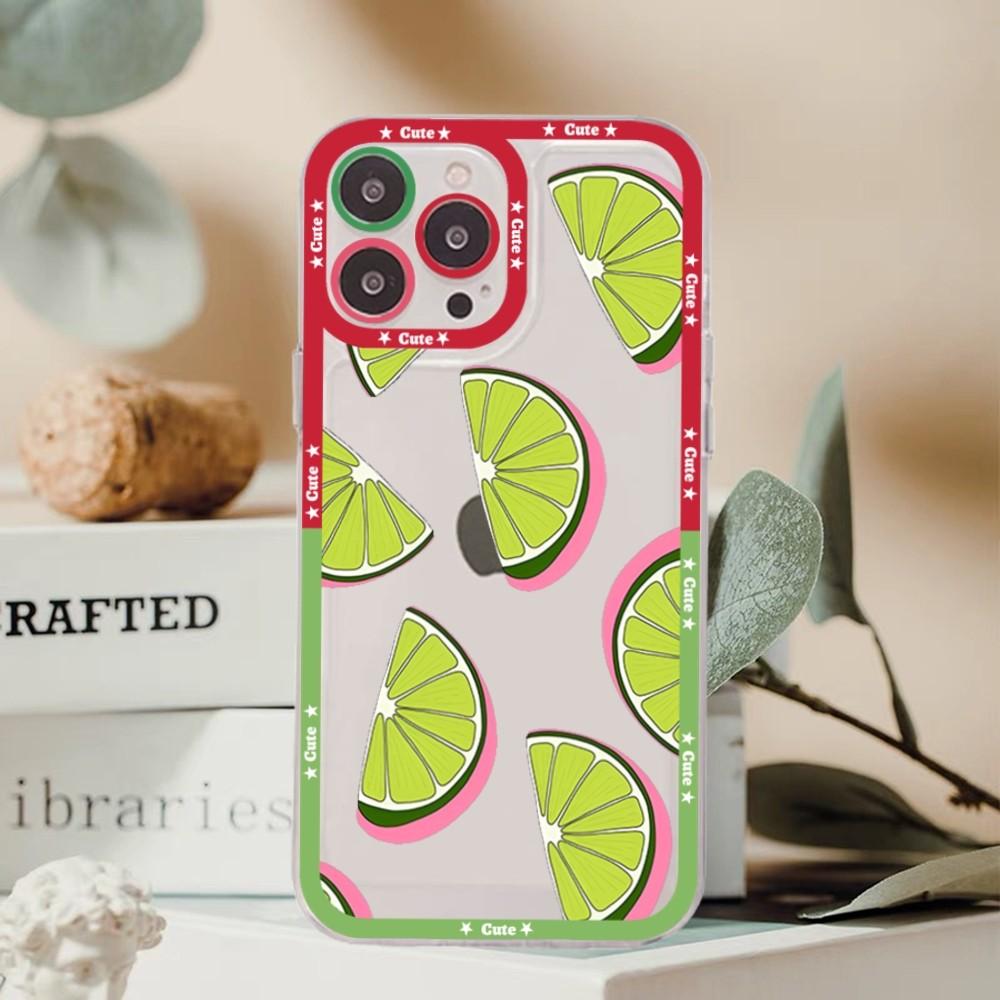 Watermelon Pattern Phone Case For Samsung S 20 21 22 23 lite plus ultra Clear Mobile Cover Funda Samsung S21 FE