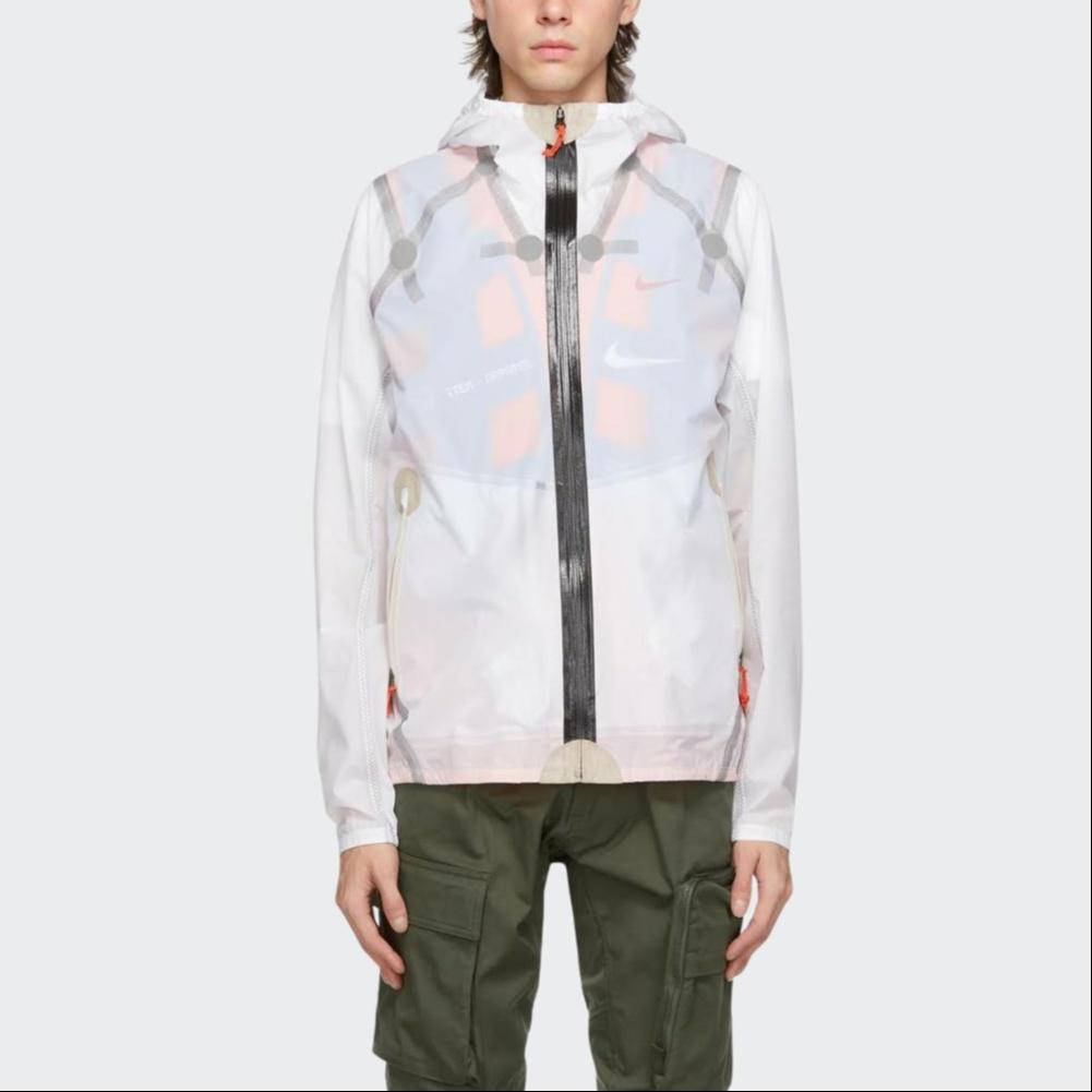 Nike Lab ISPA Inflate Jacket 'White Team Orange Soar' Men's AO0815-100