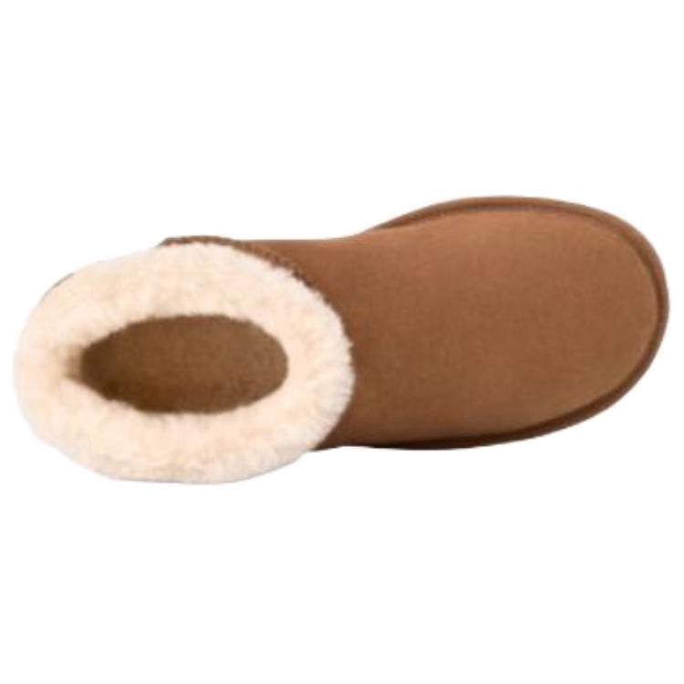 UGG Classic Novelty Cow Split Leather Fashion Round Toe Snow Boots Women boots 1174496-CHE