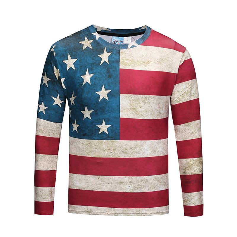 Men Fake Two-piece T-Shirts 3D Bow Tie Print Casual T Shirts Autumn Long Sleeve O-Neck Loose Cotton Tops Male Fake Suit Tshirt