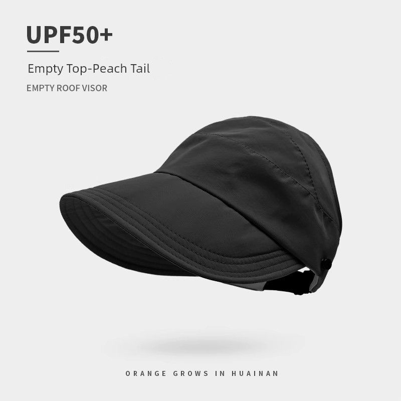 

Шляпа для защиты от солнца Женская 2025 Новинка Шляпа Быстросохнущая Тонкая Такая же как у Чжао Лусы Шляпа от солнца Бейсболка Шляпа-ведро Diffuse Black [Can Hang Mask]] Adjustable