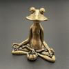 Antique Bronze Cobra Boa Snake Statue Miniature Figurines Copper Zodiac Animal Desk Decorations Tea Pets Ornaments Brass Crafts