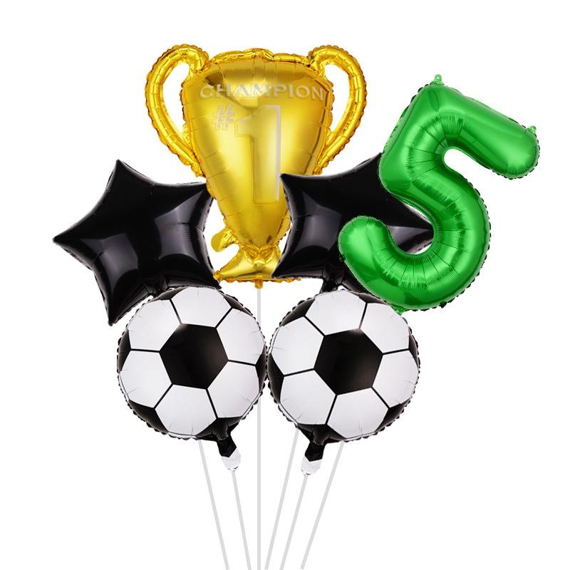 Football Theme Birthday Party Decorations Disposable Tableware Paper Plate Cup Straw Baby Shower Favor Boys Party Supplies Decor
