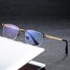 Ultra-light Screwless Titanium Business Glasses Frame - Myopia, Fashionable & Non-magnetic (Model 6117)