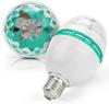 Disco Ball - RGB Disco Projector LED Bulb, Rotating Head, E27, 15 cm, Mains Powered.