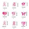 Elegant Sweater Badge Health Awareness Ribbon Brooch for Women's Day Festivities Fashionable Alloy Lapel Pin Decoration