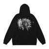 883 Amiri Sun God Print Spring and Autumn Loose Plus Size Thin High-quality Cotton Hooded Couple Hoodie
