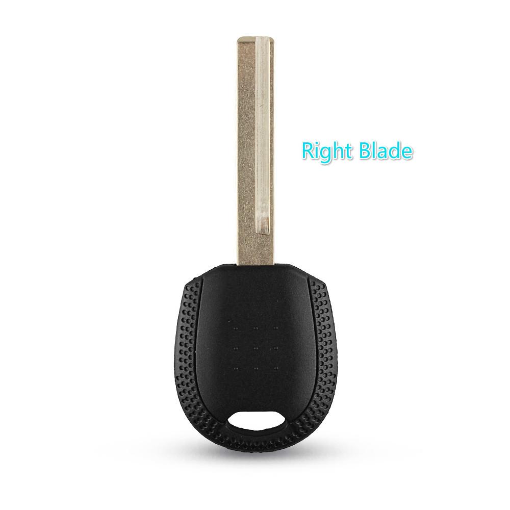 KEYYOU 10X Replacement Blank Car Remote Key Shell Case For Kia Spectra Rio Transponder Chip Key No Chip With Right/Left Blade