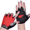 1 Pair Sports Half Finger Gloves Outdoor Cycling Fitness Training Breathable Shock Absorbent Non-Slip Climbing Half Gloves Unisex