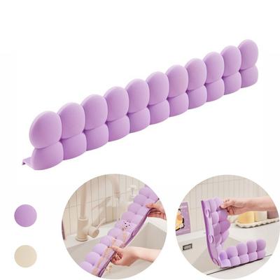 Silicone Sink Splash Baffle Washable Sink Water Retaining Strip Sink Water Guard  Household