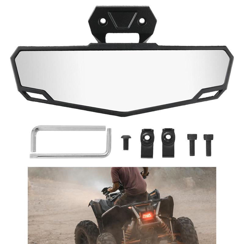 Center Rear View Mirror 2883763 Rearview Mirror Replacement Parts for Polaris RZR Pro R R 4 RZR Pro XP 4 Easy Installation