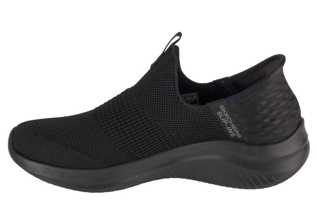 Skechers Slip-Ins: Ultra Flex 3.0 - Cozy Streak, schwarze Damen-Sneaker