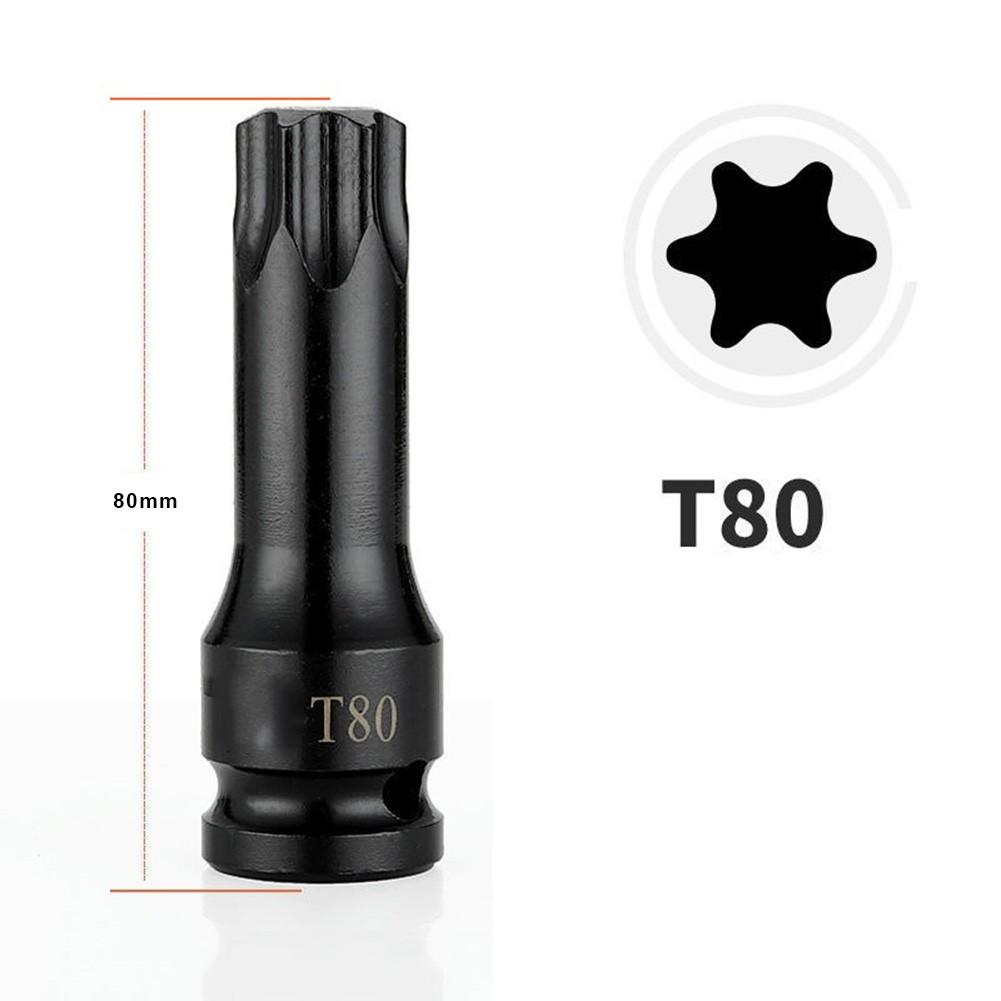 1/2 Inch Socket Adapter Driver Star Bit Electric Screw Adapter Head