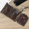 Luxury Brand Designer Wallet Men Card Holder Soft Genuine Leather Short Purse For Coins Credit Cards Male Wallets In Pockets