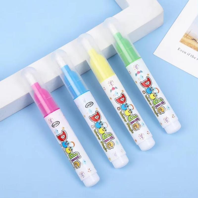 5Pcs Reusable Magic Water Pen For Water No Mess Refillable Coloring Paintbrush
