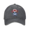 Canadian Grown with Scottish Roots Canada Scotland Flag Tree Casual Baseball Cap For Unisex Men Summer  Tennis Skate Trucker Hat