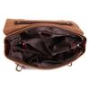 Glatte Vollnarbenleder Herren Aktentasche für Business Luxuriöse Bürotasche Laptoptasche Messenger Arbeitstasche