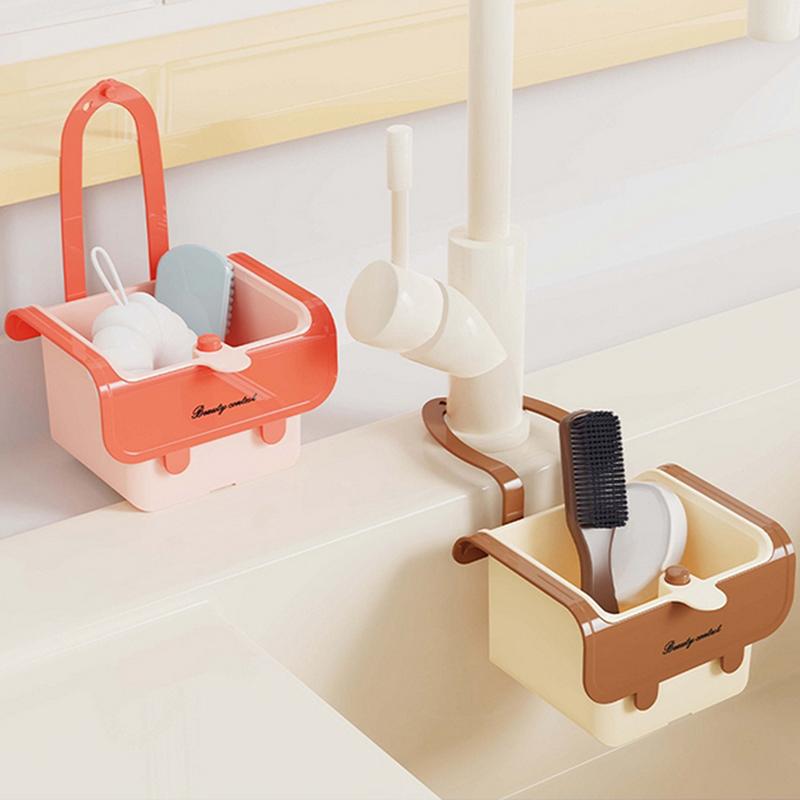 1Pieces Durable Push-type Sink Drain Basket Anti-leakage Versatile Kitchen Sink Filter Basket Outdoor Tableware