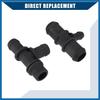 HVAC Heater Hose Tee Connector for Ford Transit Connect 2010-2013 / Heater Pipe Connector/Durable / 1 Set Black Item Replacement