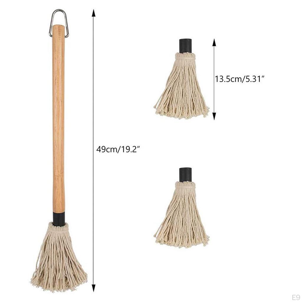 Barbecue Basting Mop, Oil Sauce Brush, Kitchen Gadgets, Heavy Duty Grill Cooking Dipping Brush