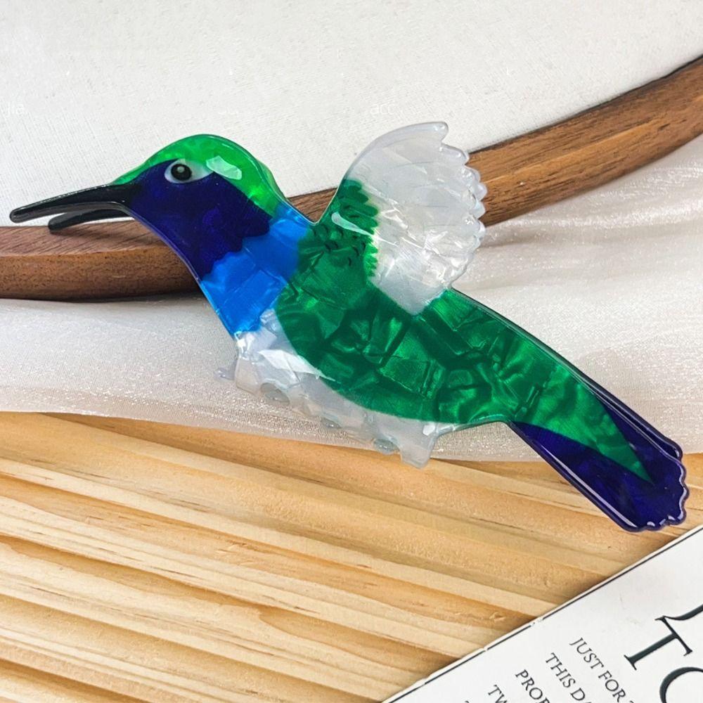 Korean Style Animal Hair Clip Creative Bird Shark Clip Creative Acetate Hair Claw  Girls