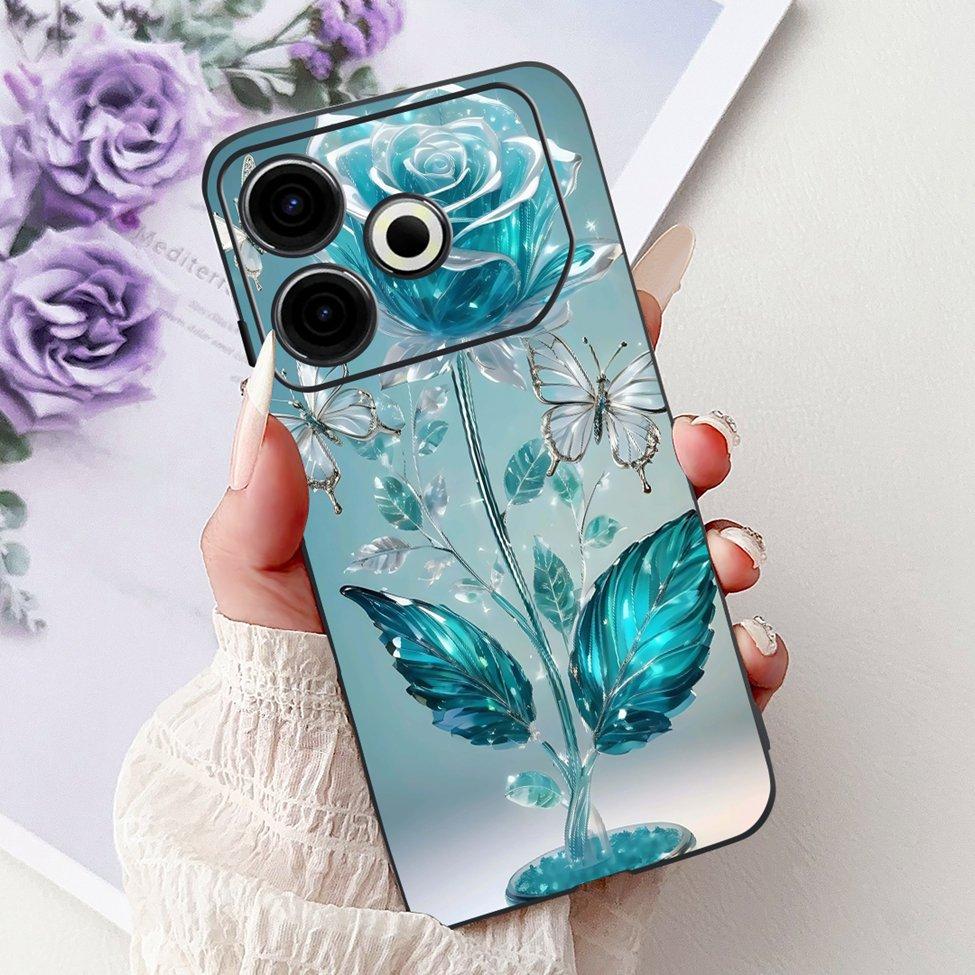 For Tecno Pova 6 Neo 4G Case Cover Luxury Butterfly Love Fashion Flowers Cool Lion Painted Phone Case For Techno Pova 6 Neo 4G