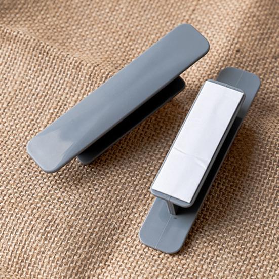 1 Pair Cabinet Handle Punch-free Self-adhesive Cabinet Cupboard Door Pull Handle Home Supply