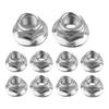 10 Pcs Lawn Mower Fixing Nuts Protective Gasket M5 Screw Thread For Electric Cordless Grass Trimmer Garden Tools Accessories