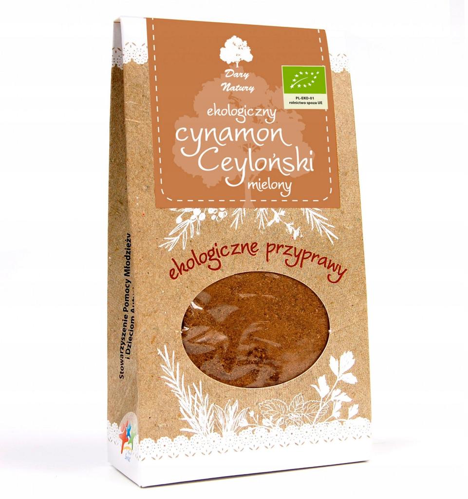 Dary Natury Ceylon Cinnamon Ground Organic 50 g
