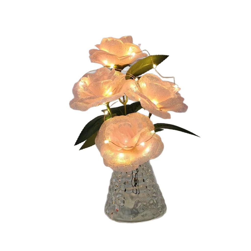 Simulation Rose Bouquet Night Light - Valentine's Creative Gift & Bedroom Decoration