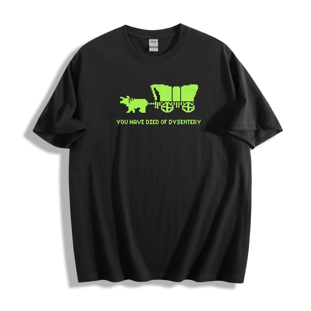 

Oregon Trail Dysentery T-Shirt - Retro Game Meme Design Unisex Tee M