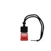 Colorful 8ml Car Air Freshener Ornament Perfume Refillable Hanging Volatile Glass Bottle