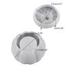 Storage Box Silicone Resin Mold with Lid Pumpkin Jar Epoxy Casting Molds for Jewelry Pendant Necklace Ornament Holder