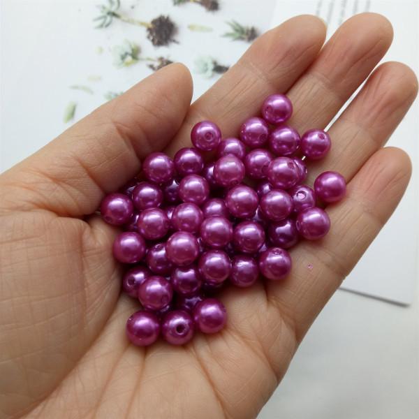 

Бусины из АБС-пластика, имитация жемчуга, с двумя отверстиями 8 мм - DIY аксессуары для свадебного декора