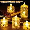 LED Crystal Candle Light Flameless LED Light Electronic Candle Lamp For Dating Party Holiday Home Wedding Atmosphere Decoration