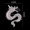 Men's Fashion Suit Brooch Simple Diamond Tassel Metal Wedding Dress Suit Brooch Collar Pin