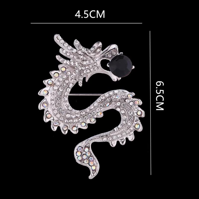 Men's Fashion Suit Brooch Simple Diamond Tassel Metal Wedding Dress Suit Brooch Collar Pin