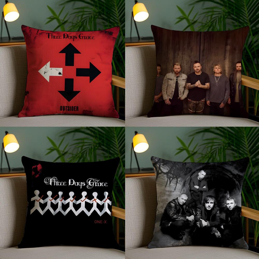 Three Days G-Grace BAND SINGER Pillow Case Cushion Cover Soft Washable Pillow Case Multi-Scene For Couch Bed Travel Office Use