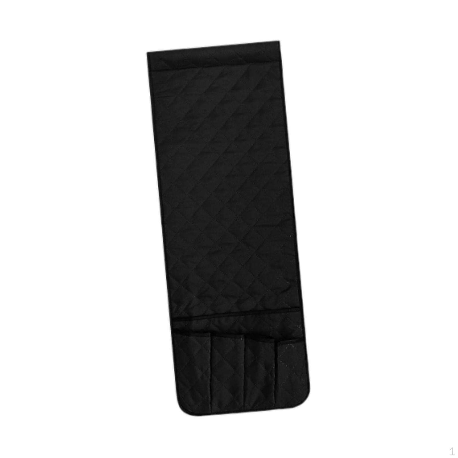 

Органайзер для хранения вещей в подлокотнике дивана с 5 отделениями для телевизора и книг чёрный