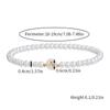 26 Alphabet Letter Shell Charm Artificial Pearl Bracelets Women Girl Charming Simulated Pearl Beads Wristband Bracelets Jewelry