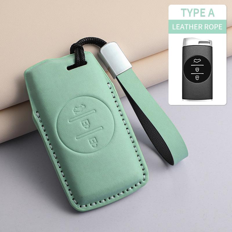 For Chery Tiggo 5 7 8 Tiggo 8 3x Arrizo 5 6 Pro Gx 5x EQ7 Jaecoo J7 7 J8 Omoda 5 C5 PU Car Keychain Shell Holder Car Accessories